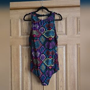 Torrid Snake Print One Piece Swimsuit